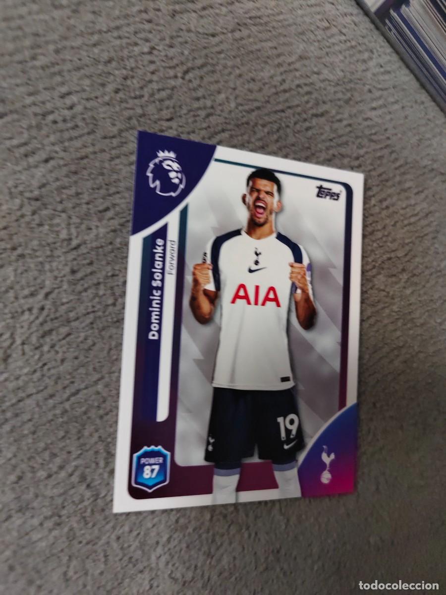 Cromos de f&uacute;tbol: 267 PREMIER LEAGUE 2025 26 DOMINIC SOLANKE TOTTENHAM TOPPS 25 2026 TRADING CARDS AAL
