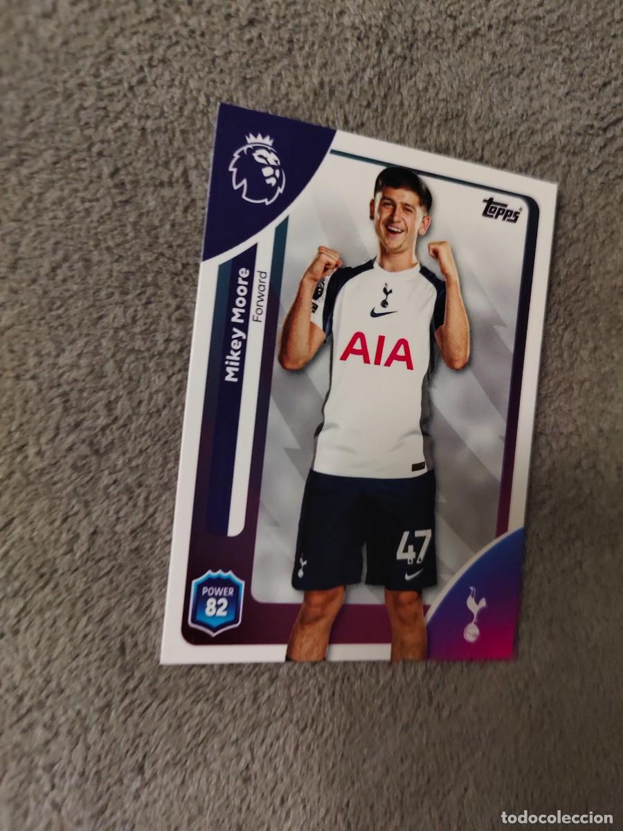 Cromos de f&uacute;tbol: 266 PREMIER LEAGUE 2025 26 MIKEY MOORE TOTTENHAM TOPPS 25 2026 TRADING CARDS AAL
