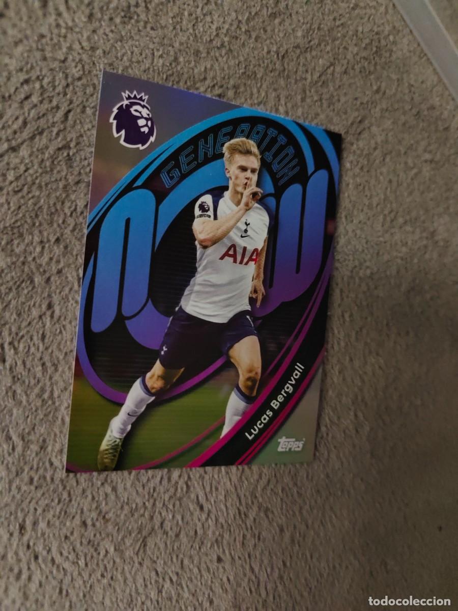 Cromos de f&uacute;tbol: 268 PREMIER LEAGUE 2025 26 LUCAS BERGVALL TOTTENHAM GENERATION NOW TOPPS 25 2026 TRADING CARDS AAL