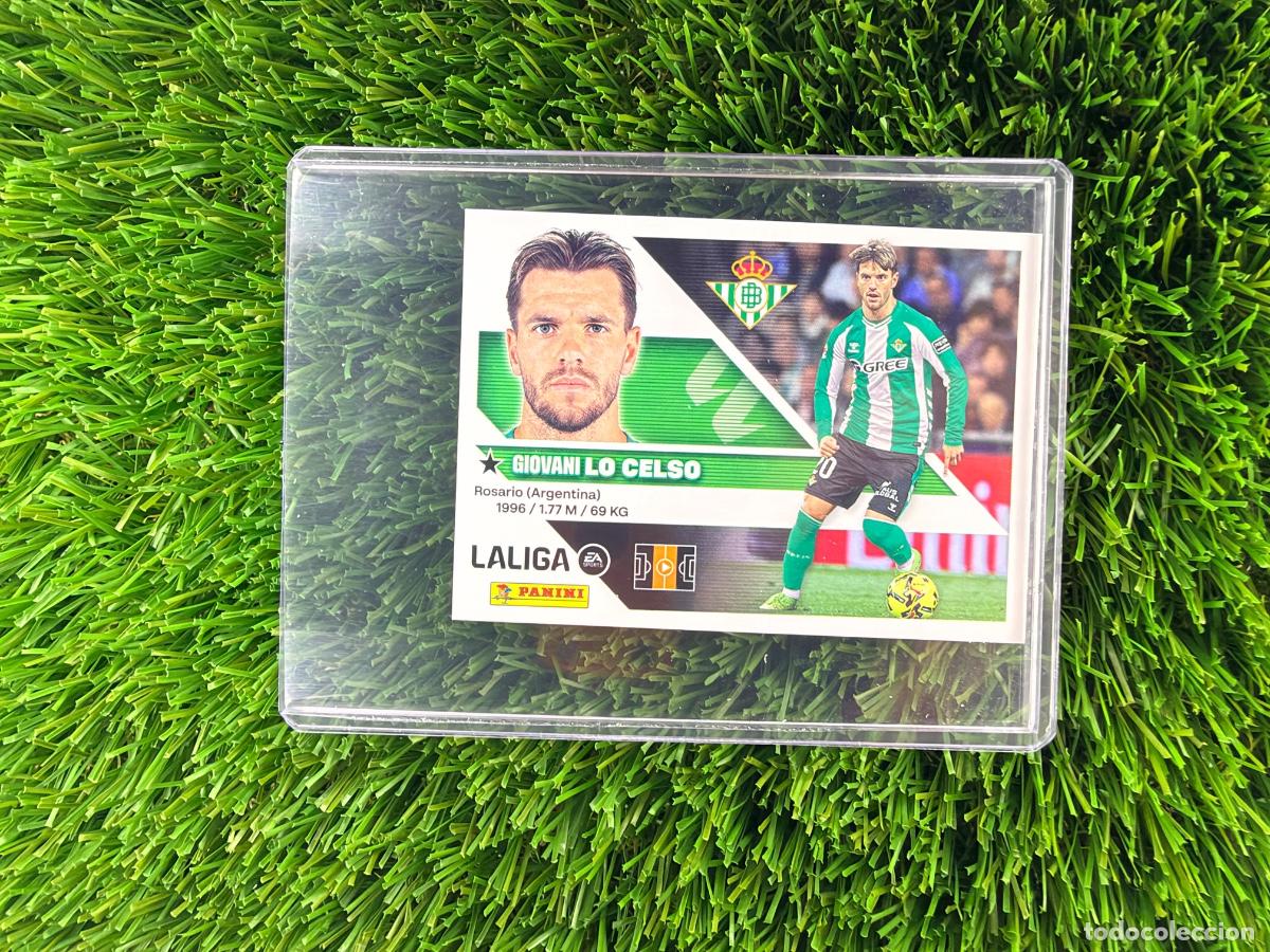Cromos de f&uacute;tbol: N&ordm; 14 Lo Celso Real Betis Liga Este 26 27