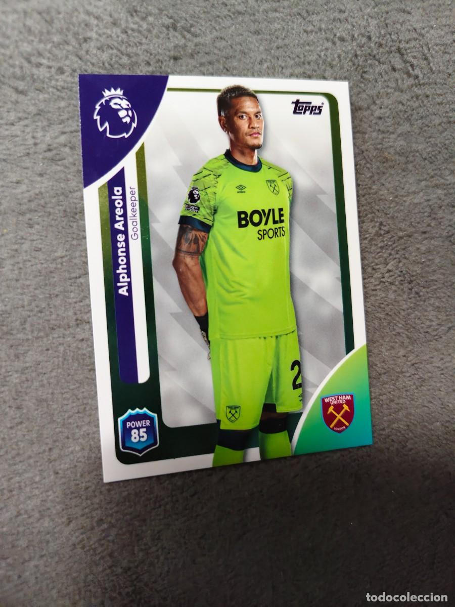 Cromos de f&uacute;tbol: 272 PREMIER LEAGUE 2025 26 ALPHONSE AREOLA WEST HAM TOPPS 25 2026 TRADING CARDS AAL