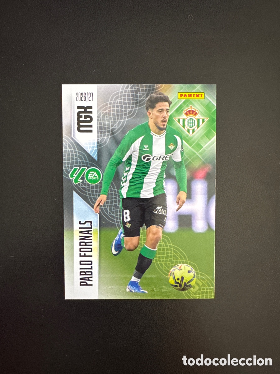 Cromos de f&uacute;tbol: PAVLO FORNALS BETIS NUMERO 102 MEGACRACKS 2026 2027