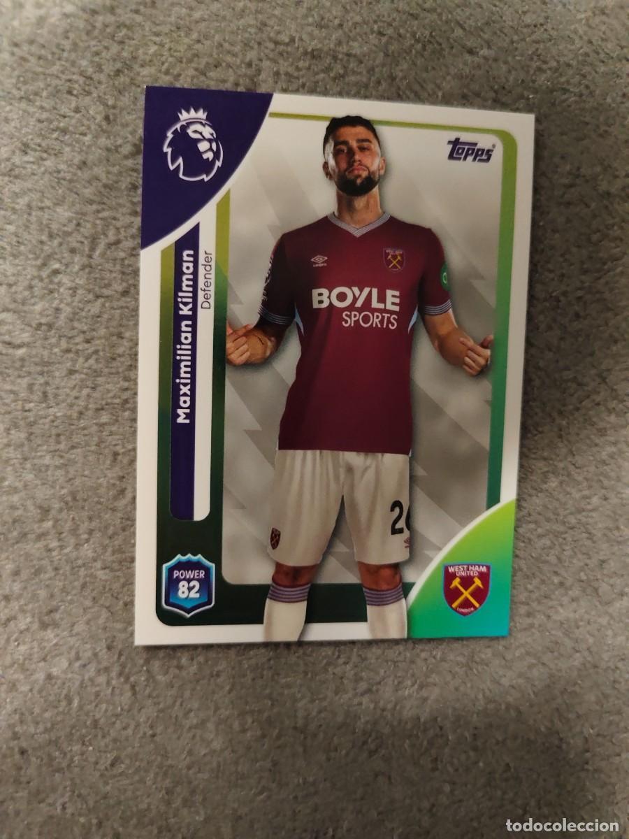Cromos de f&uacute;tbol: 274 PREMIER LEAGUE 2025 26 MAXIMILIAN KILMAN WEST HAM TOPPS 25 2026 TRADING CARDS AAL
