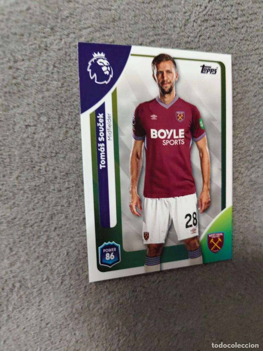 Cromos de f&uacute;tbol: 278 PREMIER LEAGUE 2025 26 TOM&Aacute;&Scaron; SOUČEK WEST HAM TOPPS 25 2026 TRADING CARDS AAL