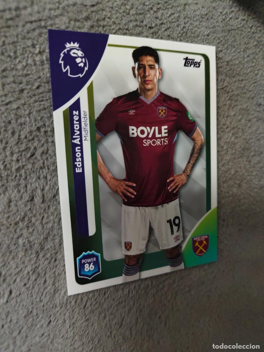 Cromos de f&uacute;tbol: 279 PREMIER LEAGUE 2025 26 EDSON &Aacute;LVAREZ WEST HAM TOPPS 25 2026 TRADING CARDS AAL