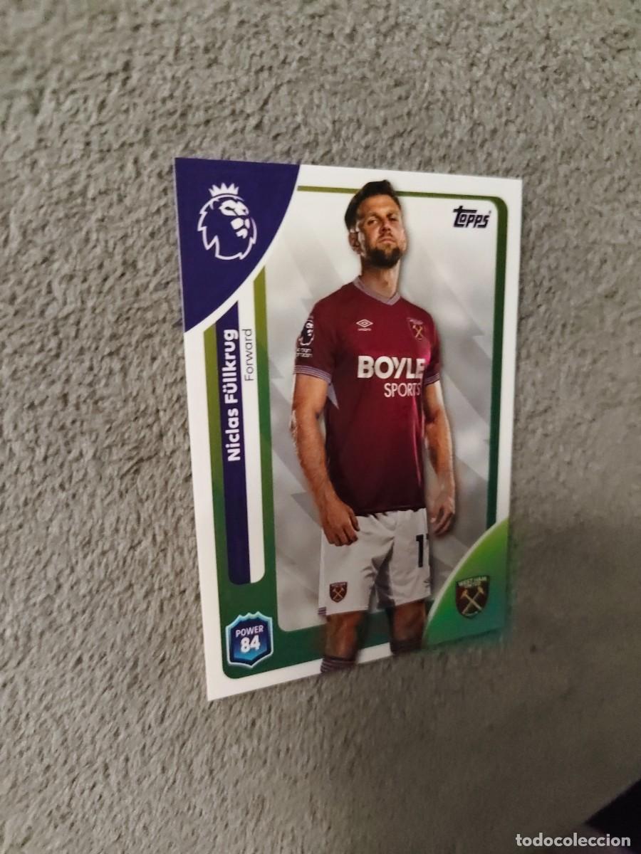 Cromos de f&uacute;tbol: 282 PREMIER LEAGUE 2025 26 NICLAS F&Uuml;LLKRUG WEST HAM TOPPS 25 2026 TRADING CARDS AAL