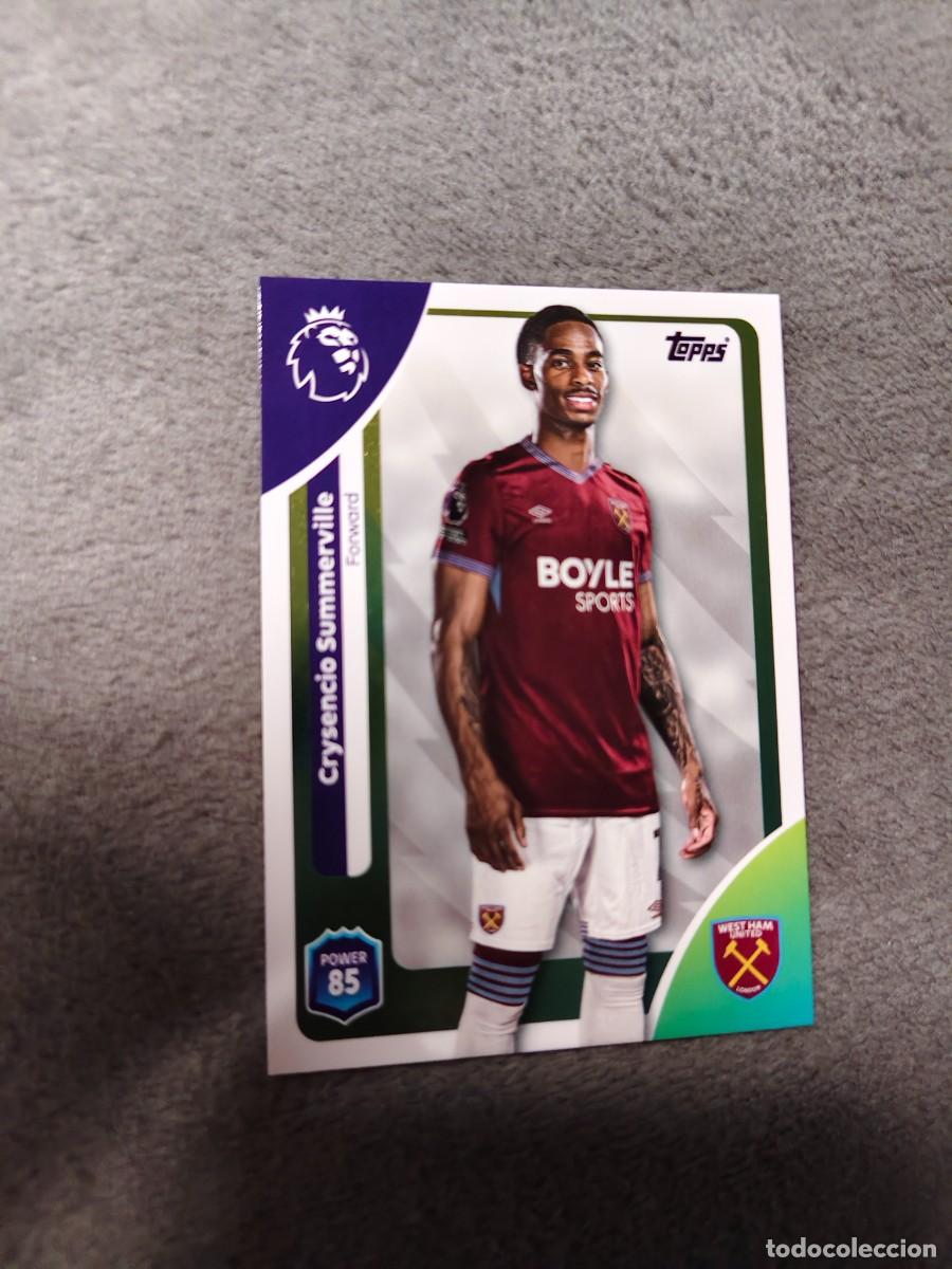 Cromos de f&uacute;tbol: 283 PREMIER LEAGUE 2025 26 CRYSENCIO SUMMERVILLE WEST HAM TOPPS 25 2026 TRADING CARDS AAL
