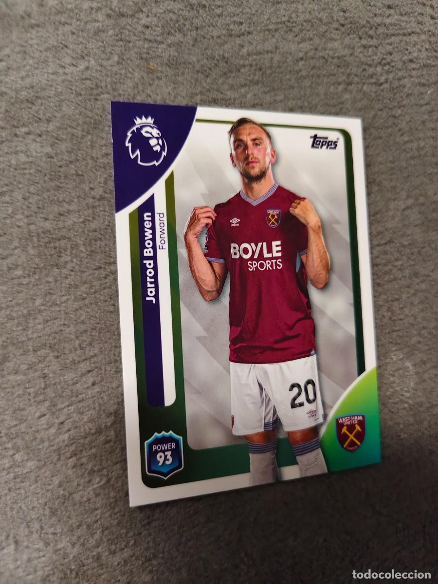 Cromos de f&uacute;tbol: 284 PREMIER LEAGUE 2025 26 JARROD BOWEN WEST HAM TOPPS 25 2026 TRADING CARDS AAL