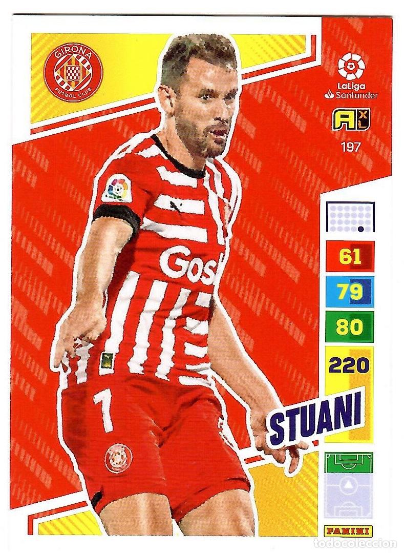 Cromos de f&uacute;tbol: Stuani (Girona), n&ordm; 197: Cromo del album de futbol Adrenalyn 2022-23