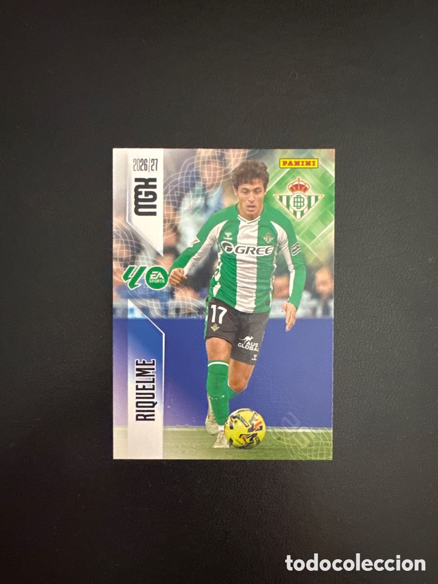 Cromos de f&uacute;tbol: RIQUELME BETIS NUMERO 105 MEGACRACKS 2026 2027