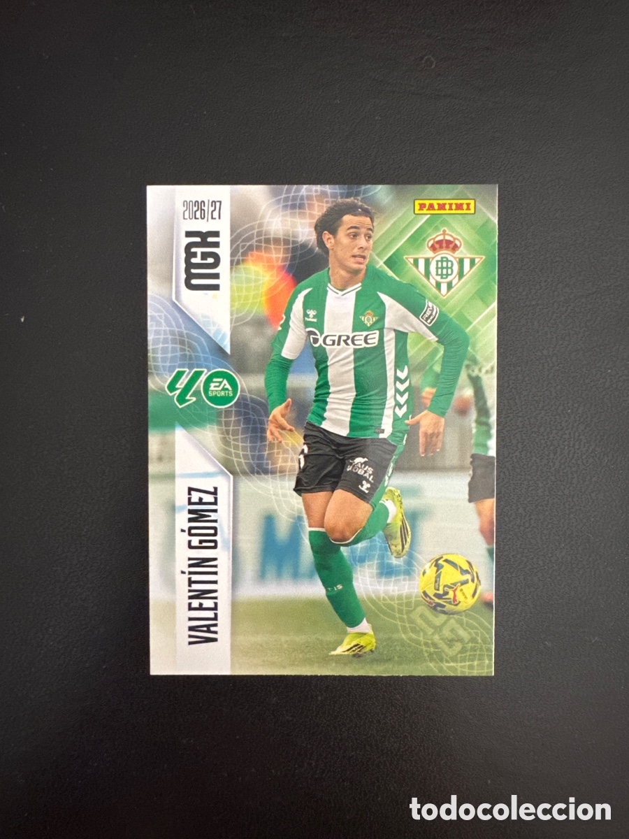 Cromos de f&uacute;tbol: VALENT&Iacute;N G&Oacute;MEZ BETIS NUMERO 98 MEGACRACKS 2026 2027