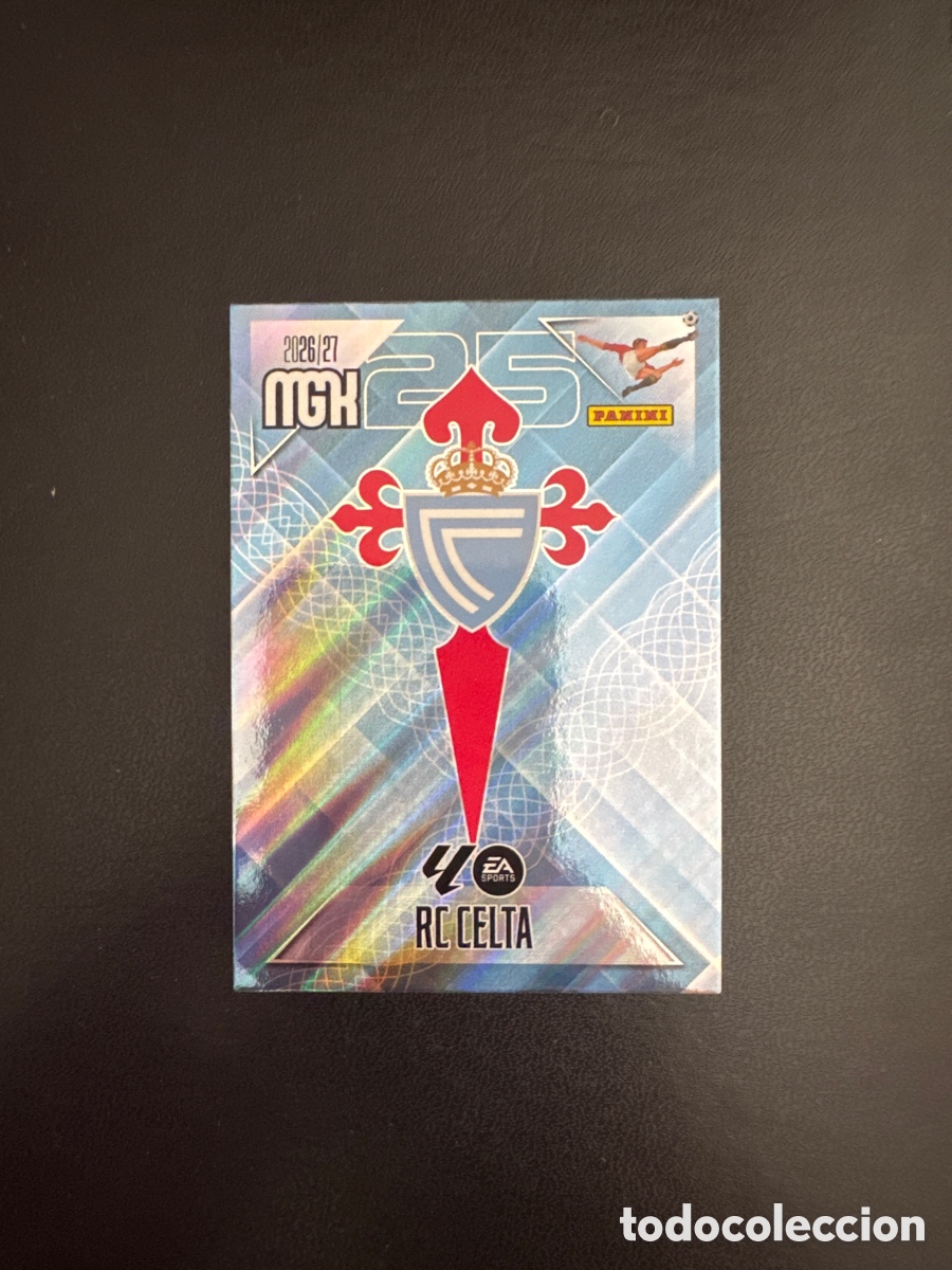 Cromos de f&uacute;tbol: ESCUDO CELTA DE VIGO NUMERO 109 MEGACRACKS 2026 2027