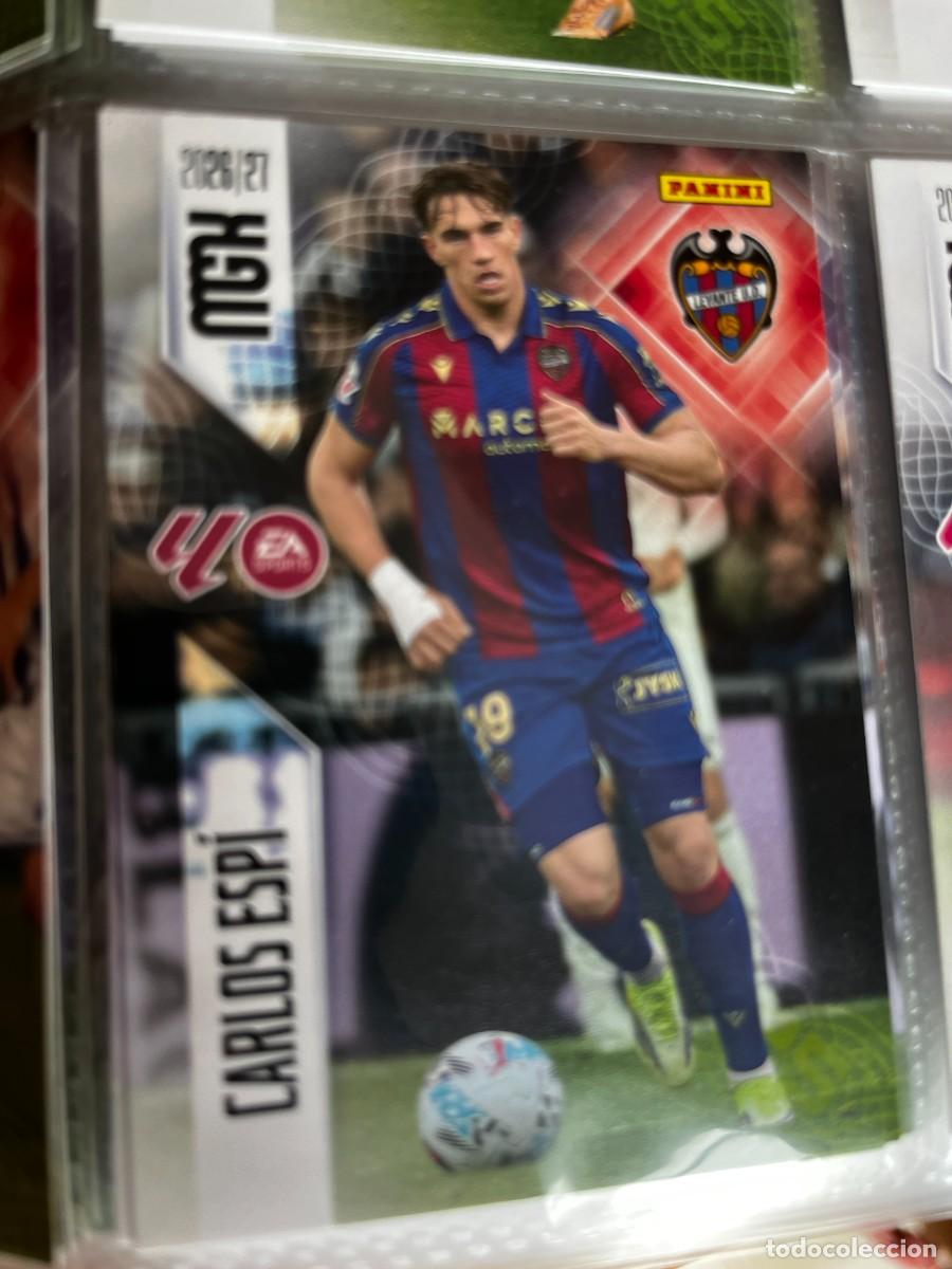 Cromos de f&uacute;tbol: MEGACRACKS MGK 2026 2027 26 27 PANINI N&ordm; 215 CARLOS ESPI LEVANTE