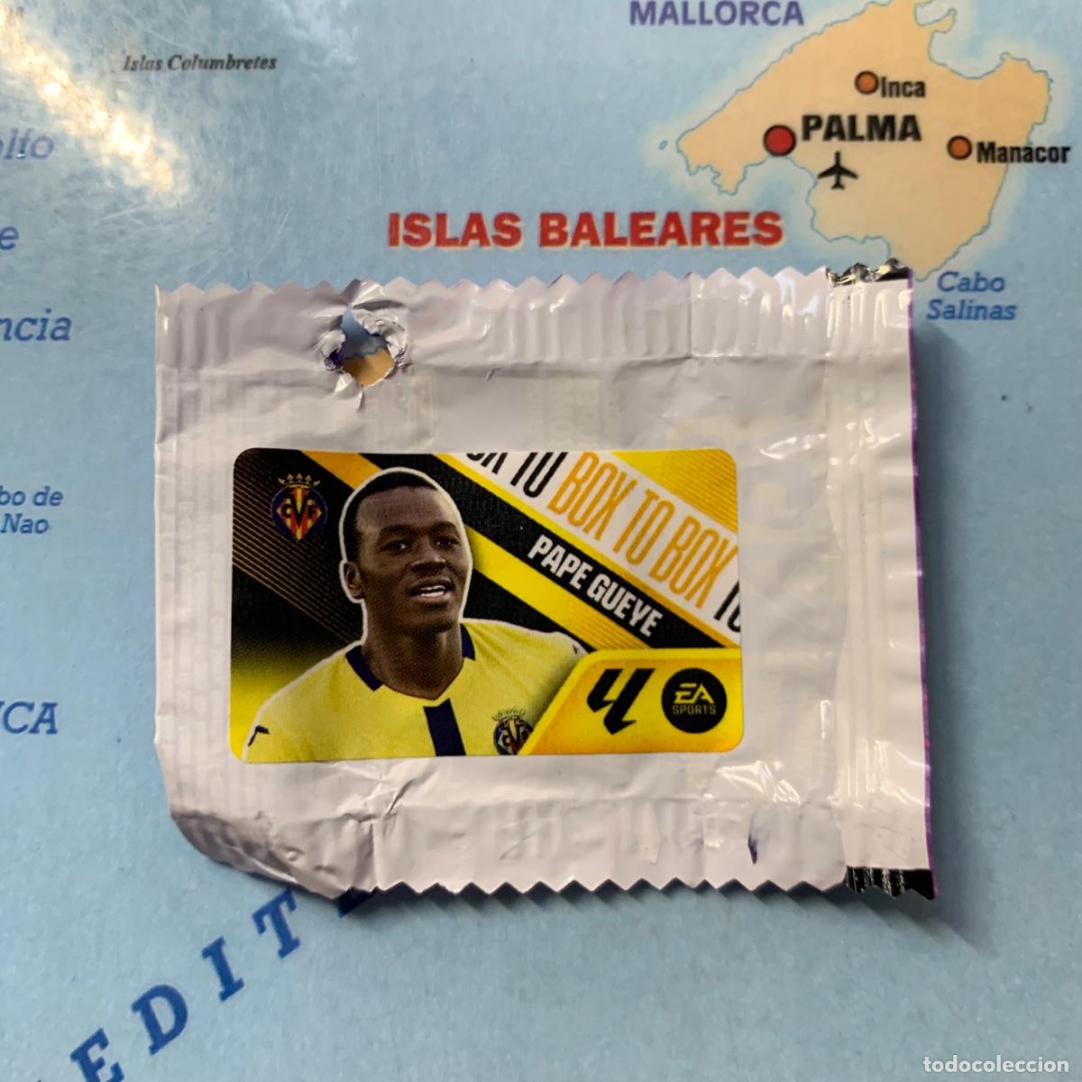 Cromos de f&uacute;tbol: Cromo chicle Box To Box Pape Guaye Del Villarreal liga este 26-27 2026-2027