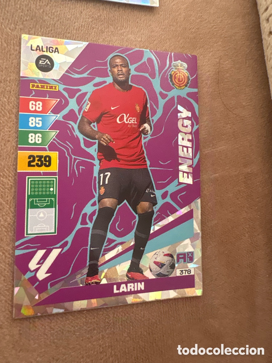 Cromos de f&uacute;tbol: 378 LARIN (Mallorca) ENERGY - PANINI Adrenalyn XL La Liga 2023-24 LALIGA
