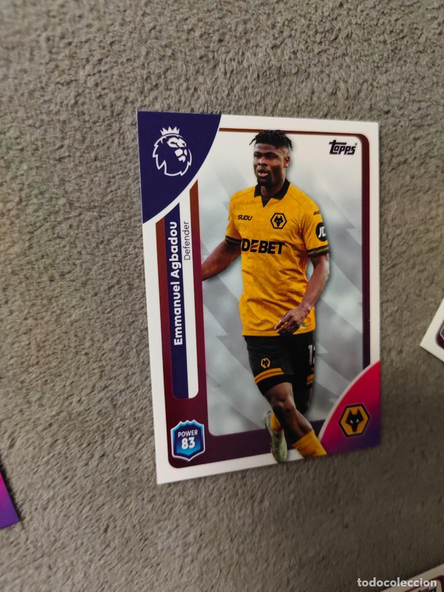 Cromos de f&uacute;tbol: 293 PREMIER LEAGUE 2025 26 EMMANUEL AGBADOU WOLVERHAMPTON TOPPS 25 2026 TRADING CARDS AAL