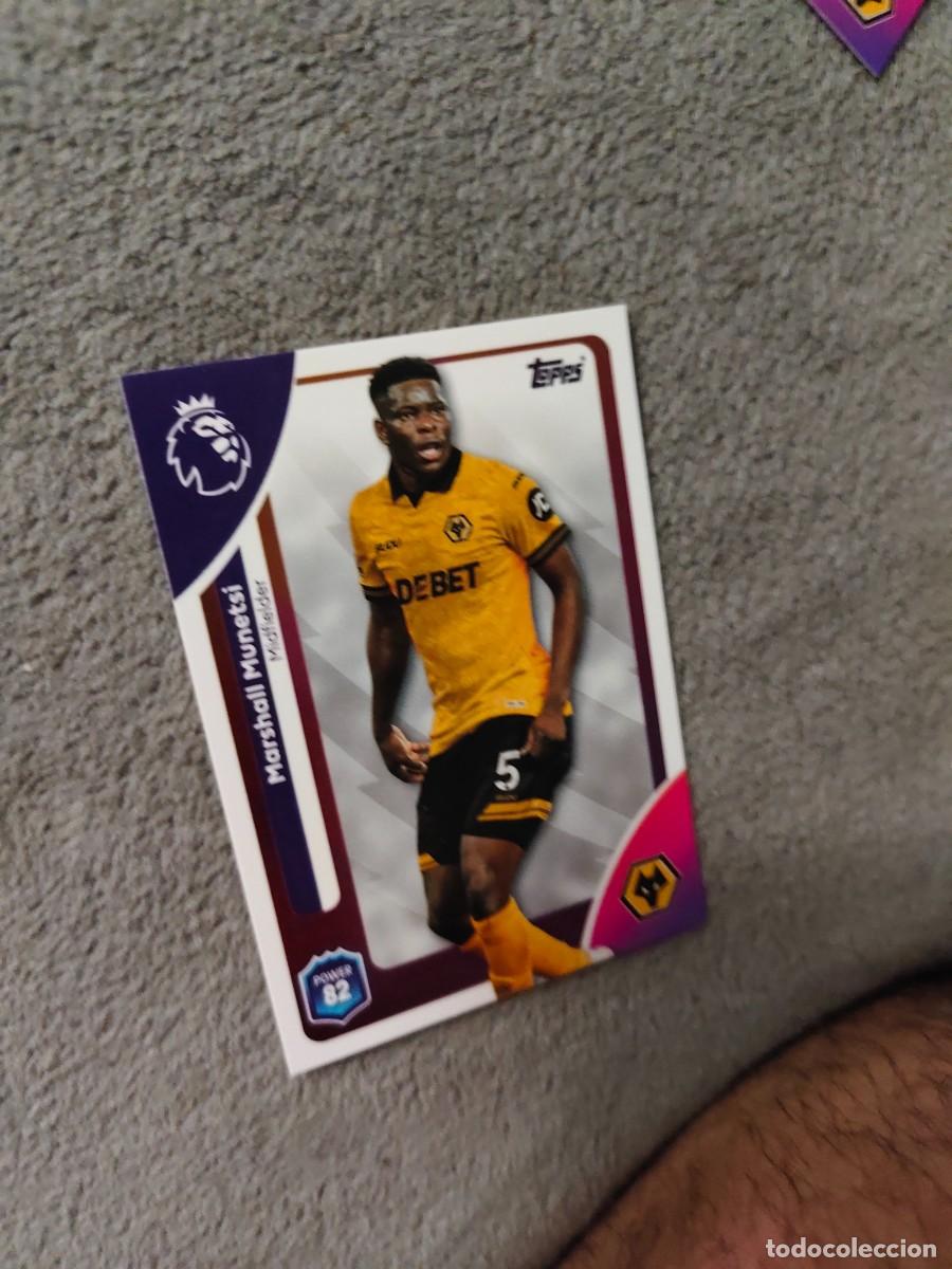 Cromos de f&uacute;tbol: 296 PREMIER LEAGUE 2025 26 MARSHALL MUNETSI WOLVERHAMPTON TOPPS 25 2026 TRADING CARDS AAL