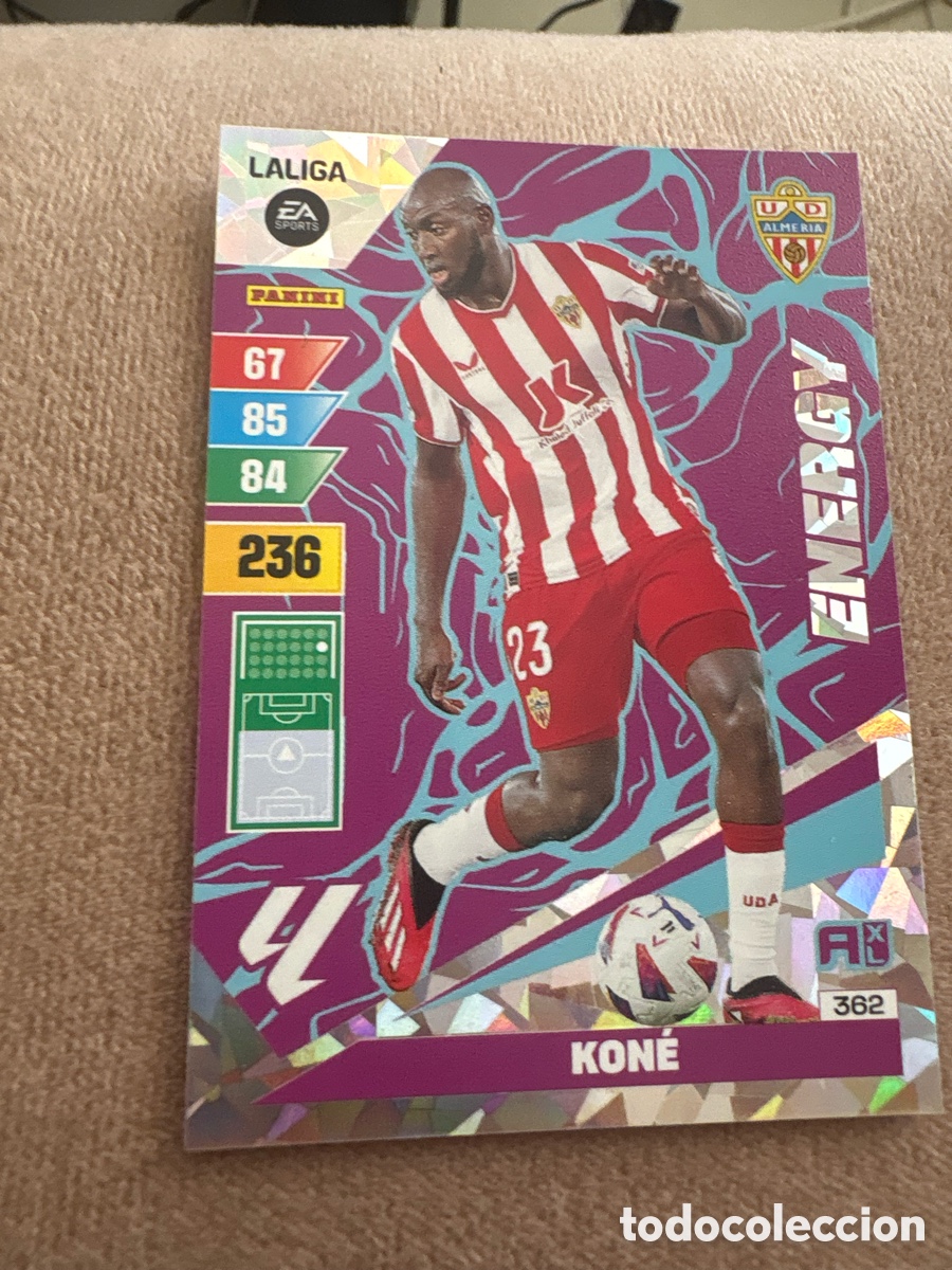 Cromos de f&uacute;tbol: 362 KONE ALMERIA ENERGY LA LIGA ADRENALYN XL 23 24 2023 2024