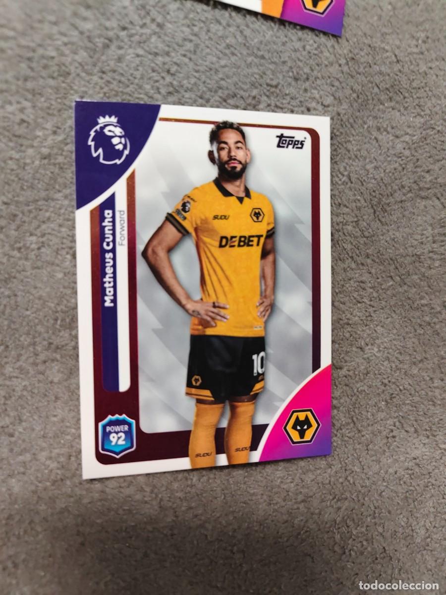 Cromos de f&uacute;tbol: 303 PREMIER LEAGUE 2025 26 MATHEUS CUNHA WOLVERHAMPTON TOPPS 25 2026 TRADING CARDS AAL