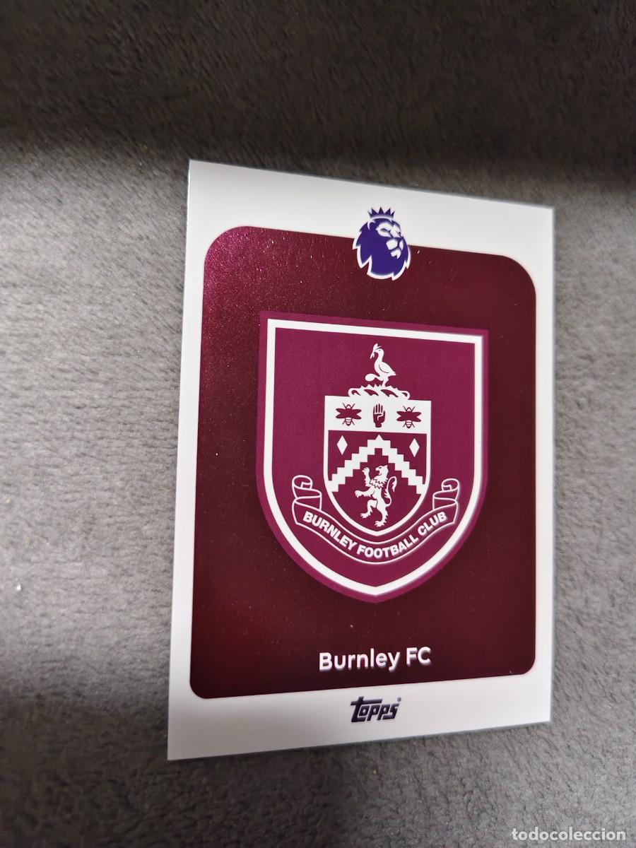 Cromos de Futebol: 307 PREMIER LEAGUE 2025 26 BADGE ESCUDO BURNLEY TOPPS 25 2026 TRADING CARDS AAL