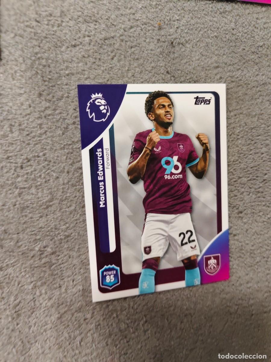 Figurine di Calcio: 317 PREMIER LEAGUE 2025 26 MARCUS EDWARDS BURNLEY TOPPS 25 2026 TRADING CARDS AAL