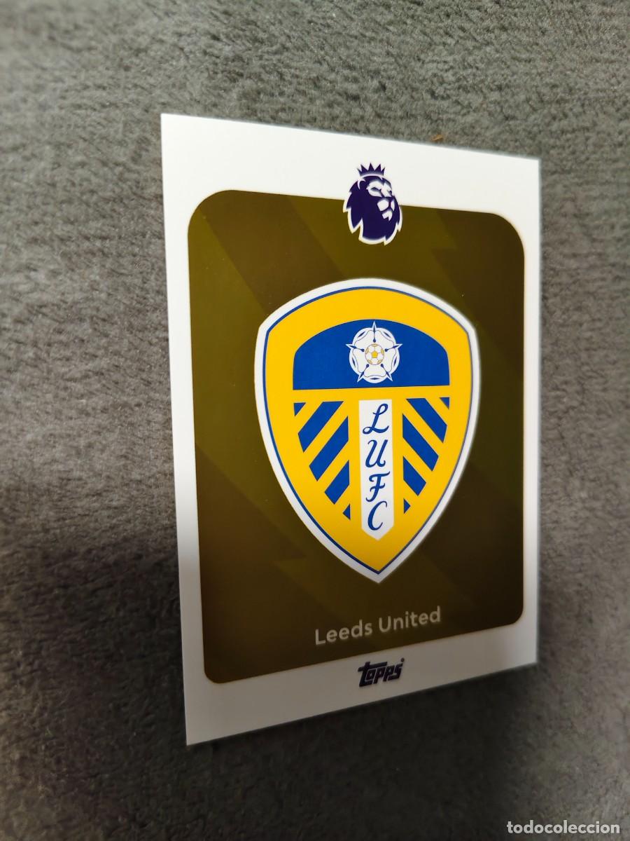 Cromos de f&uacute;tbol: 325 PREMIER LEAGUE 2025 26 BADGE ESCUDO LEEDS UNITED TOPPS 25 2026 TRADING CARDS AAL