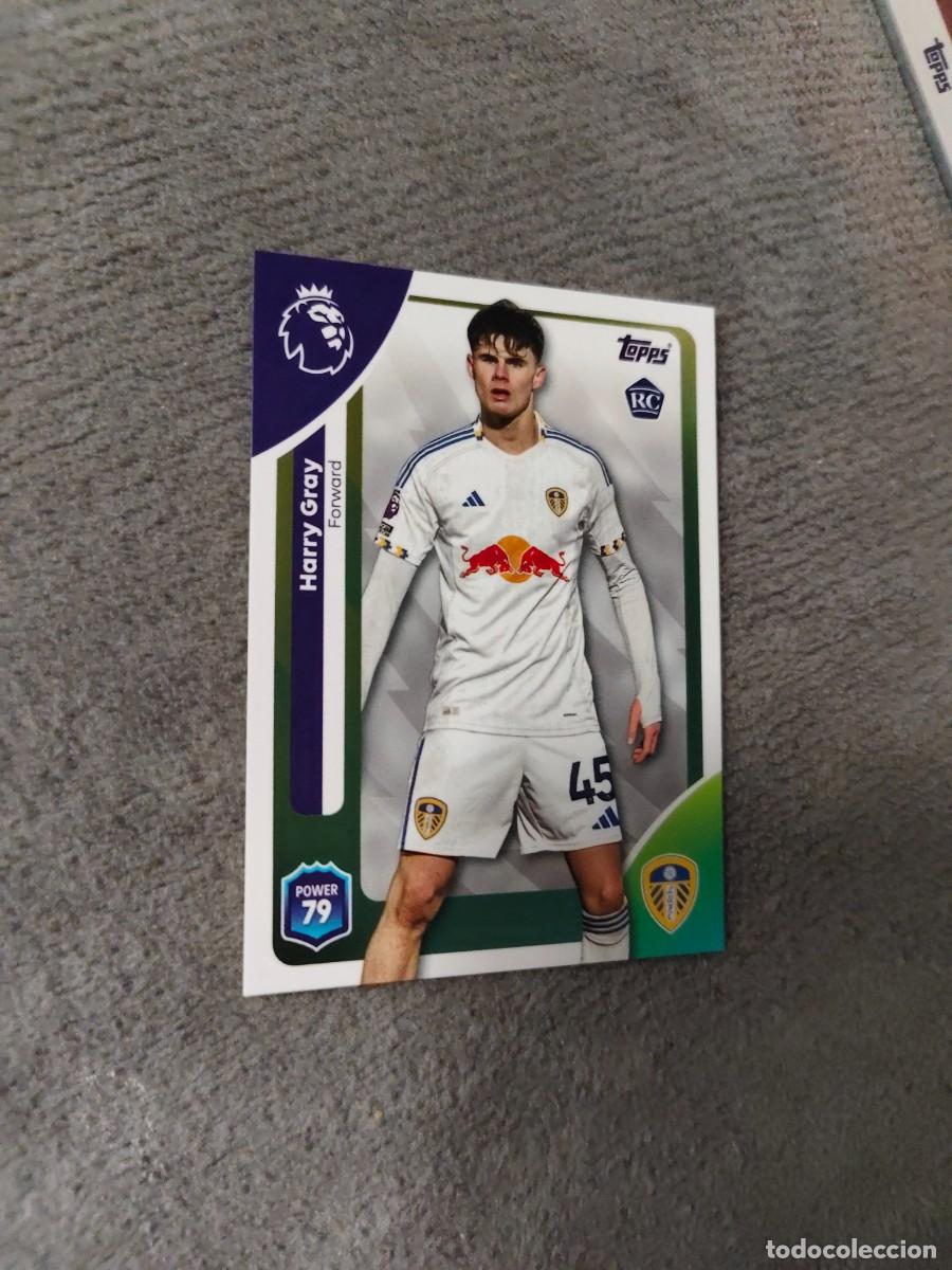 Football Stickers: 334 PREMIER LEAGUE 2025 26 HARRY GRAY ROOKIE LEEDS UNITED TOPPS 25 2026 TRADING CARDS AAL