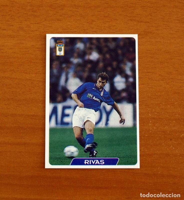 Football Stickers: Real Oviedo -N&ordm; 149 Rivas -Las Fichas de la Liga 95-96-1995-1996 -Mundicromo