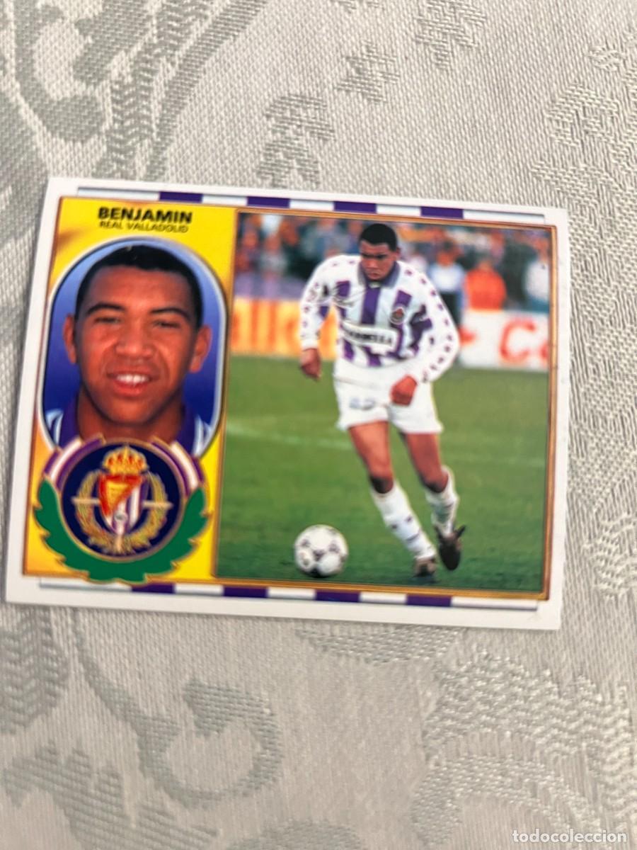 Football Stickers: BENJAM&Iacute;N REAL VALLADOLID SIN PEGAR EDICIONES ESTE 1996-97