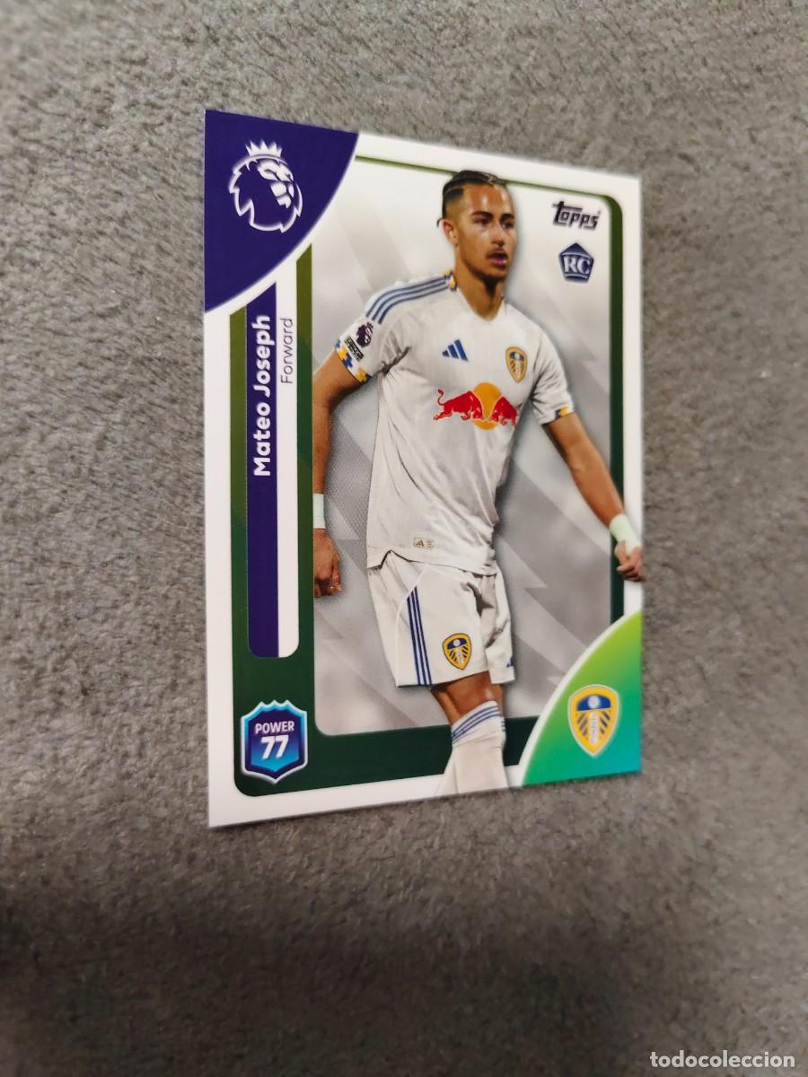 Football Stickers: 335 PREMIER LEAGUE 2025 26 MATEO JOSEPH ROOKIE LEEDS UNITED TOPPS 25 2026 TRADING CARDS AAL