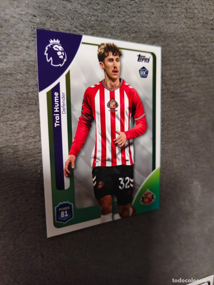 Figurine di Calcio: 345 PREMIER LEAGUE 2025 26 TRAI HUME ROOKIE SUNDERLAND TOPPS 25 2026 TRADING CARDS AAL