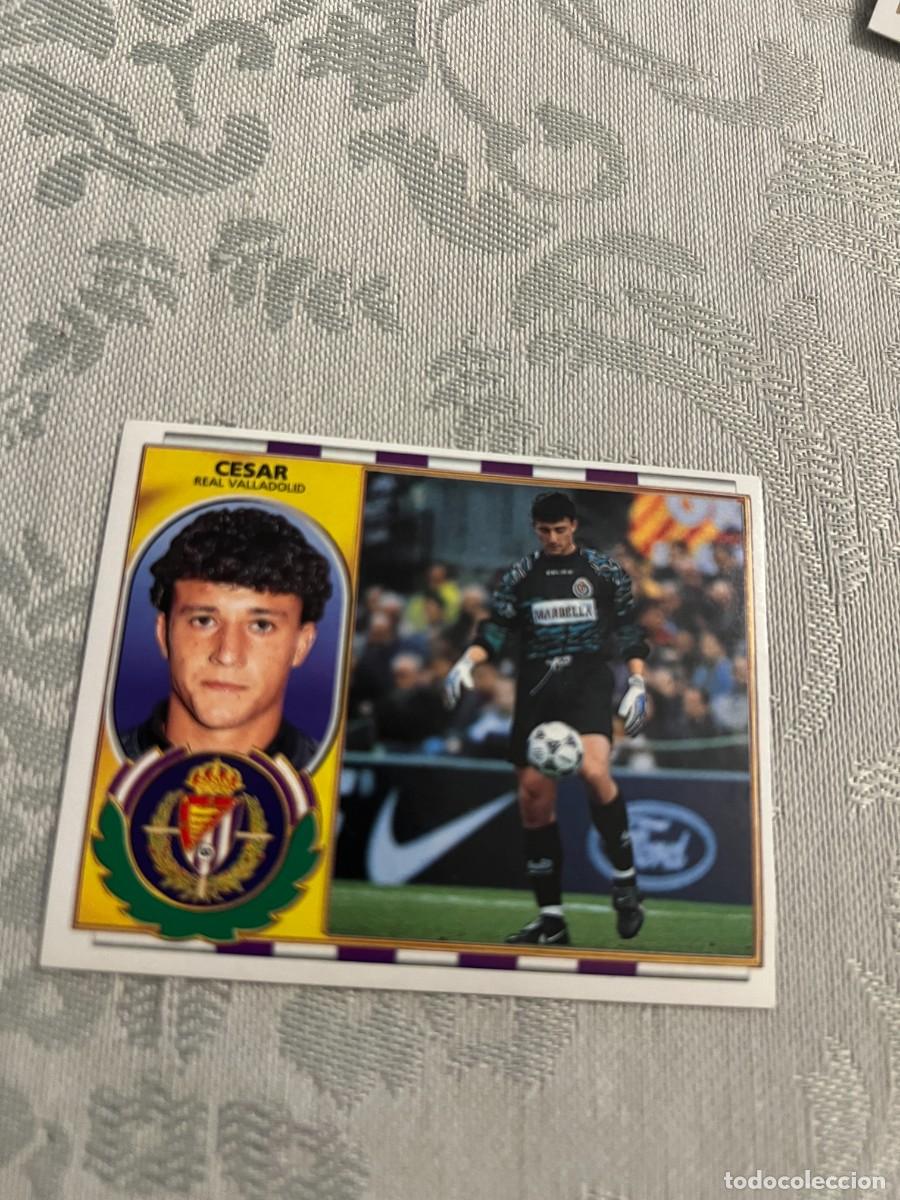 Football Stickers: C&Eacute;SAR S&Aacute;NCHEZ REAL VALLADOLID SIN PEGAR EDICIONES ESTE 1996-97