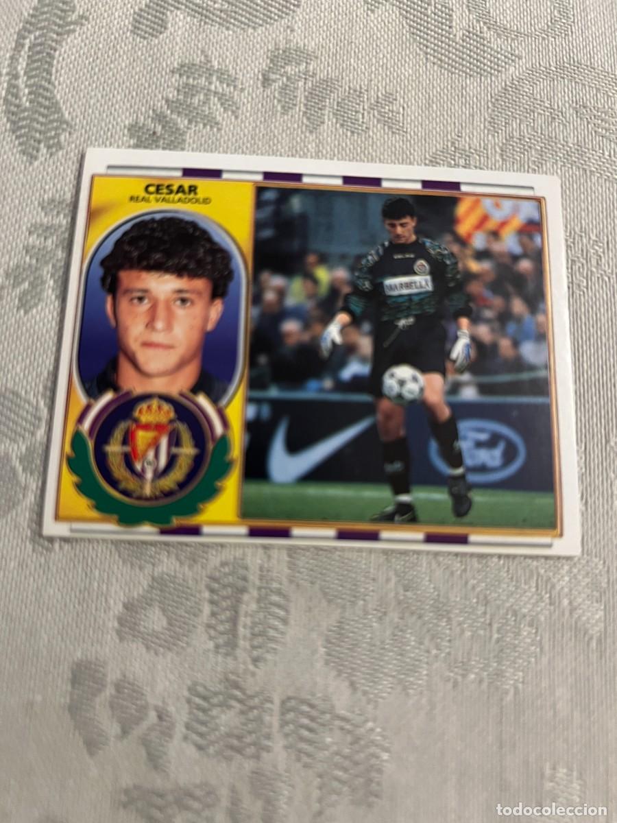 Fu&szlig;ball-Sticker: C&Eacute;SAR S&Aacute;NCHEZ REAL VALLADOLID SIN PEGAR EDICIONES ESTE 1996-97