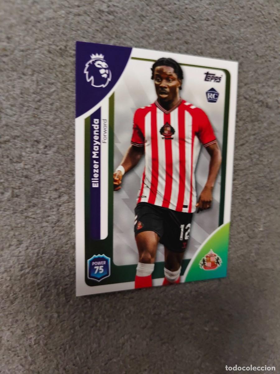 Cromos de f&uacute;tbol: 356 PREMIER LEAGUE 2025 26 ELIEZER MAYENDA ROOKIE SUNDERLAND TOPPS 25 2026 TRADING CARDS AAL