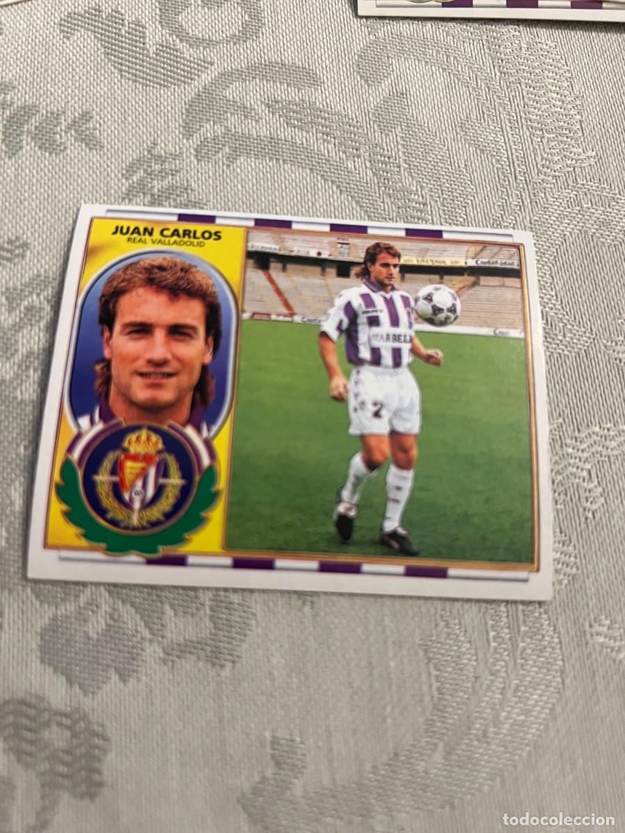 Cromos de f&uacute;tbol: JUAN CARLOS REAL VALLADOLID SIN PEGAR EDICIONES ESTE 1996-97