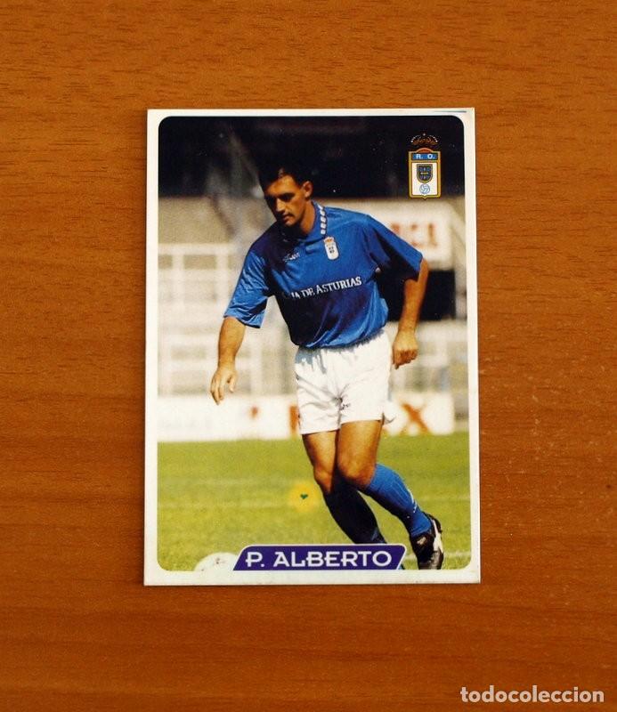 Cromos de f&uacute;tbol: Real Oviedo -N&ordm; 156 Pedro Alberto -Las Fichas de la Liga 95-96-1995-1996 -Mundicromo