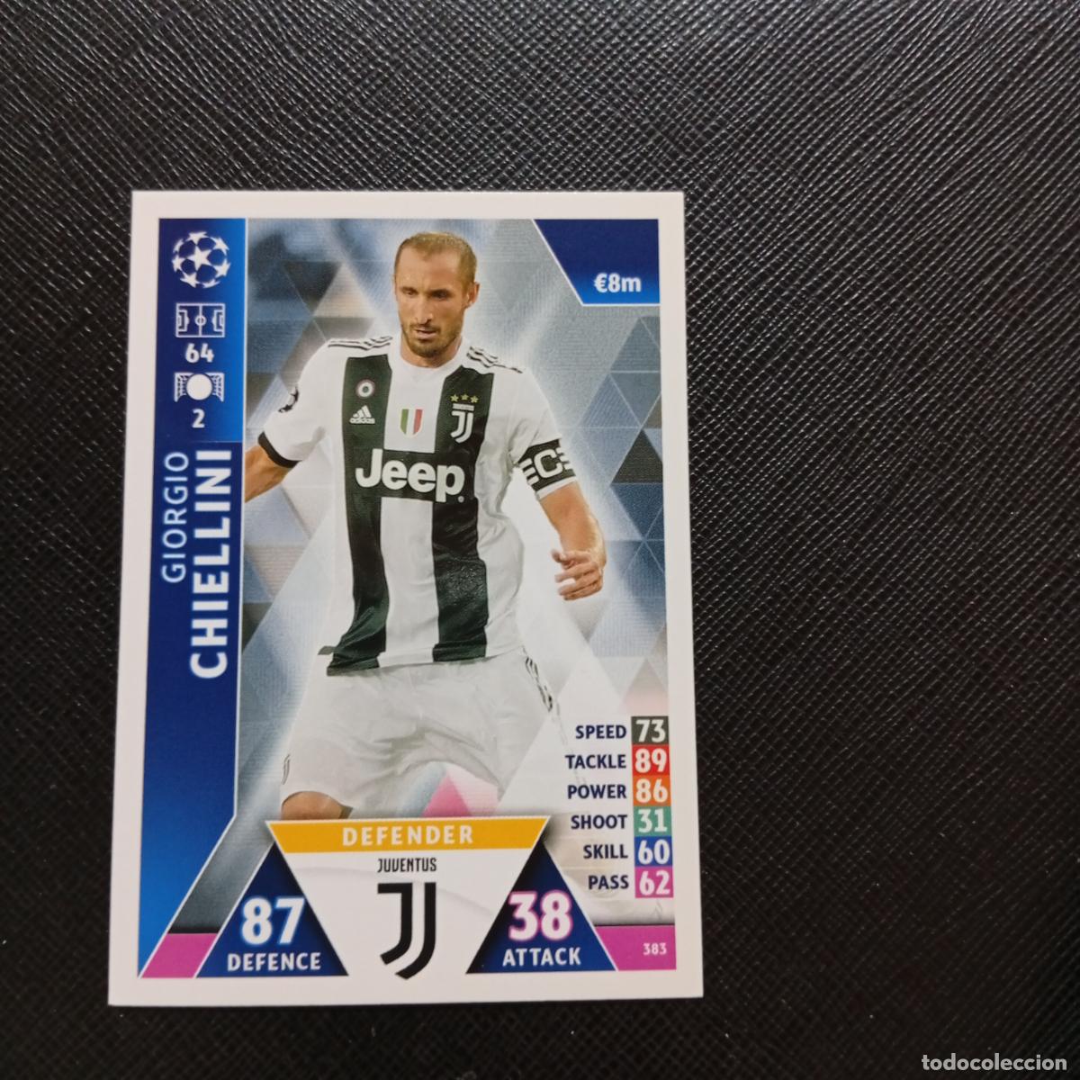 Cromos de f&uacute;tbol: 383 CHIELLINI JUVENTUS TOPPS MATCH ATTAX 2018 2019 FUTBOL 18 19 CROMO - (MD98/99-1) PG3