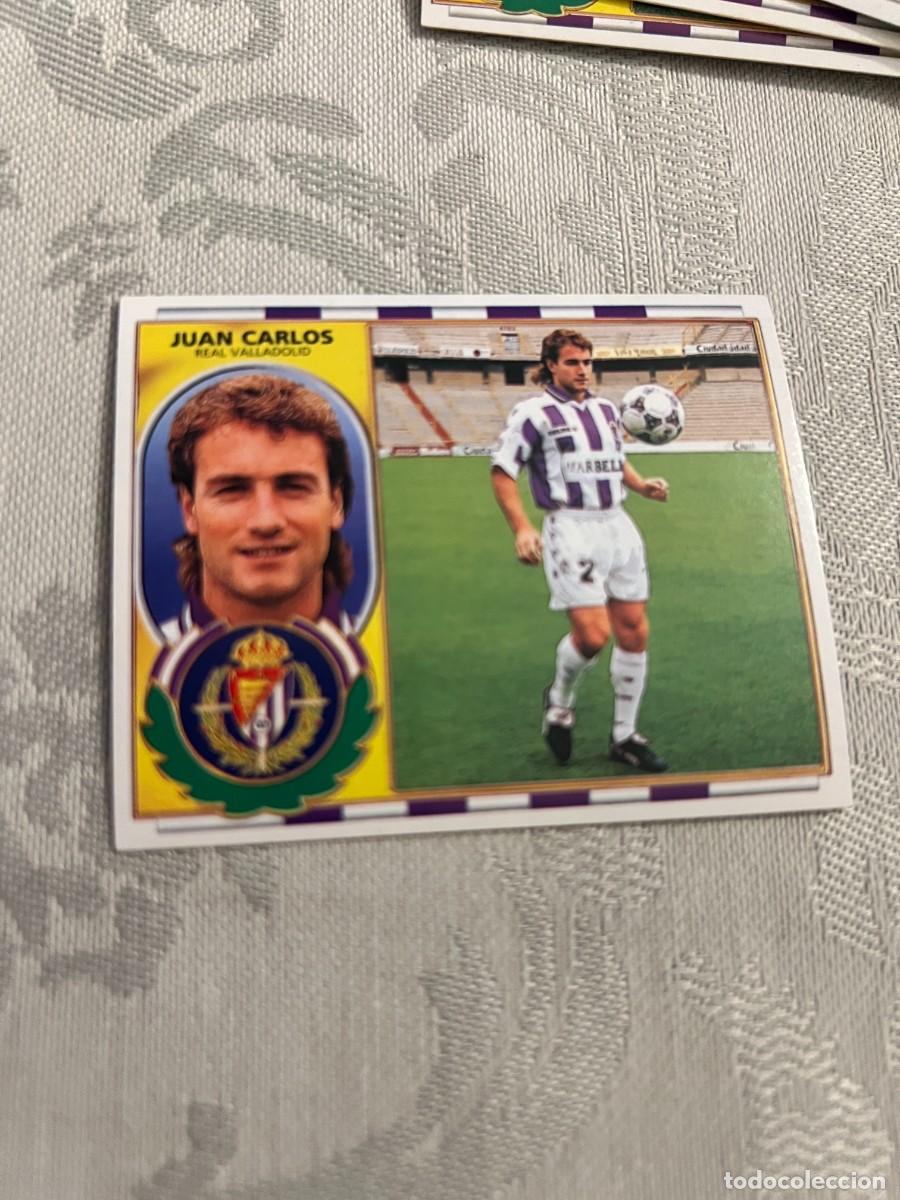 Cromos de f&uacute;tbol: JUAN CARLOS REAL VALLADOLID SIN PEGAR EDICIONES ESTE 1996-97