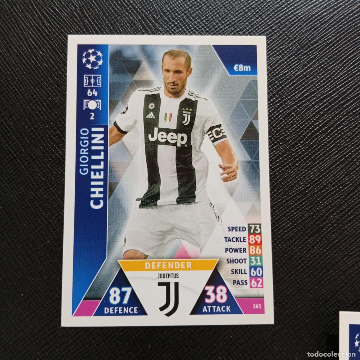 Cromos de f&uacute;tbol: 383 CHIELLINI JUVENTUS TOPPS MATCH ATTAX 2018 2019 FUTBOL 18 19 CROMO - (MD98/99-1) PG3