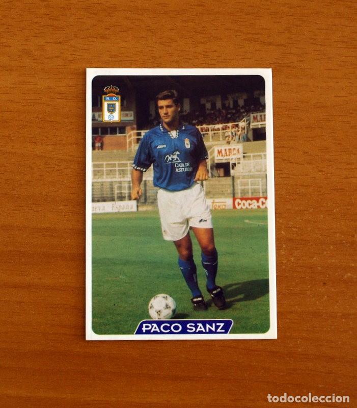 Cromos de f&uacute;tbol: Real Oviedo -N&ordm; 161 Paco Sanz -Las Fichas de la Liga 95-96-1995-1996 -Mundicromo