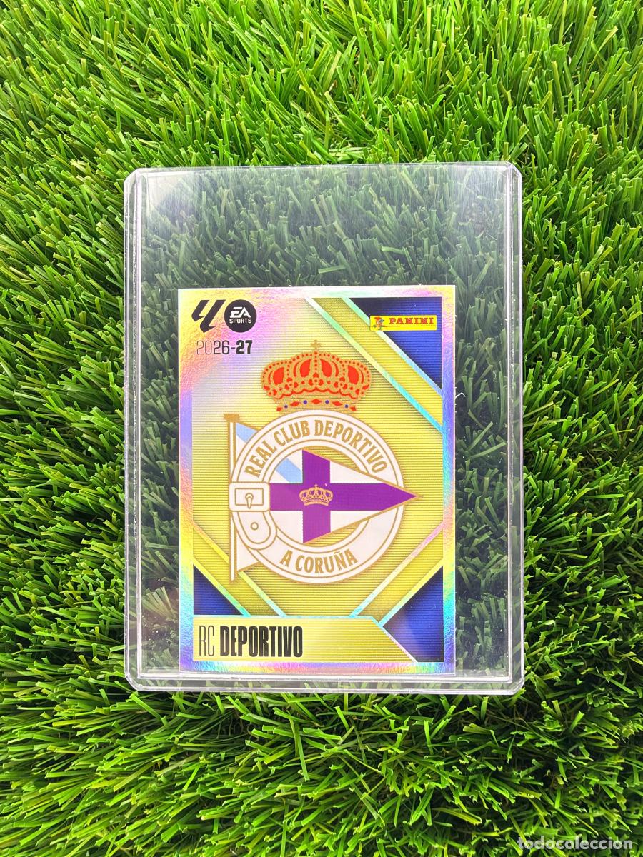 Cromos de f&uacute;tbol: N&ordm; 1 Escudo RC Deportivo Liga Este 26 27