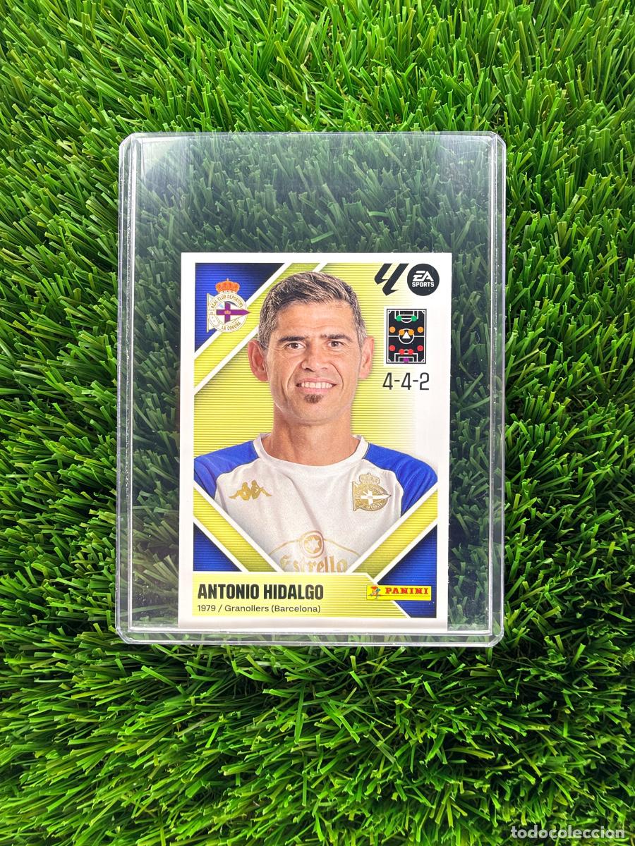 Cromos de f&uacute;tbol: N&ordm; 2 Antonio Hidalgo Entrenador RC Deportivo Liga Este 26 27