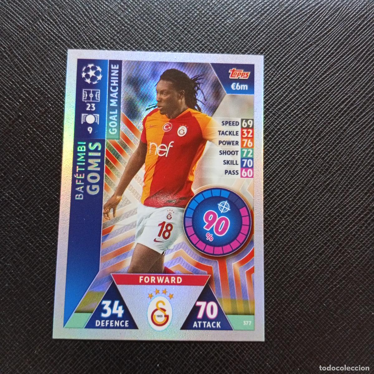 Cromos de f&uacute;tbol: 377 GOMIS GALATASARAY TOPPS MATCH ATTAX 2018 2019 FUTBOL 18 19 CROMO - (MD98/99-1) PG5