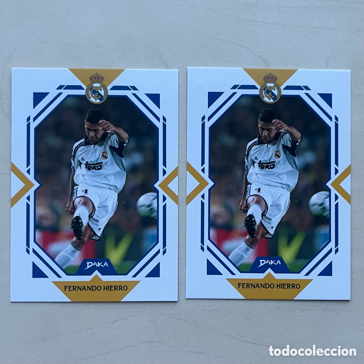 Cromos de f&uacute;tbol: Lote 2 Fernando Hierro Daka Real Madrid 2025-26