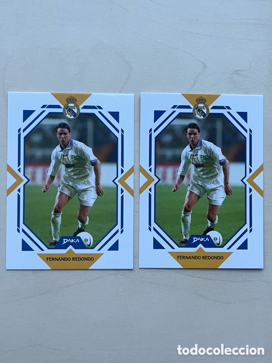 Cromos de f&uacute;tbol: Lote 2 Fernando Redondo Daka Real Madrid 2025-26