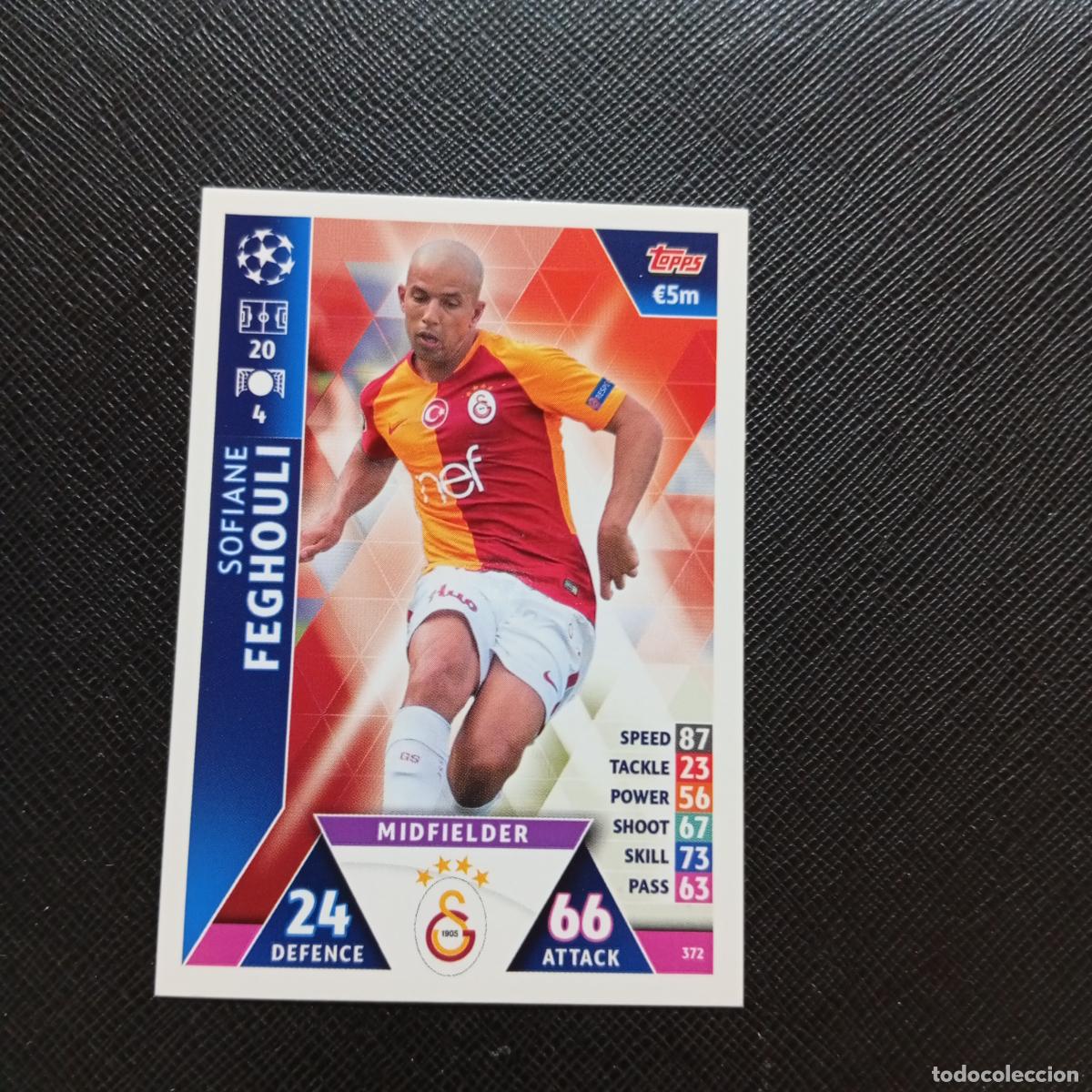 Cromos de f&uacute;tbol: 372 FEGHOULI GALATASARAY TOPPS MATCH ATTAX 2018 2019 FUTBOL 18 19 CROMO - (MD98/99-1) PG6