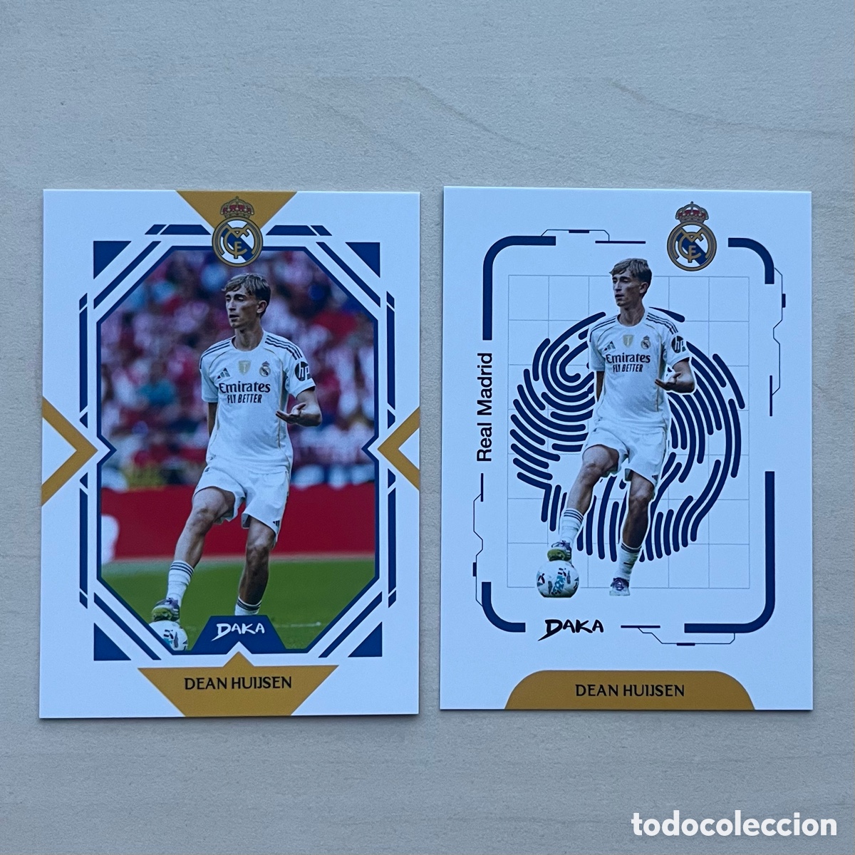 Cromos de f&uacute;tbol: Lote 2 Huijsen Daka Real Madrid 2025-26