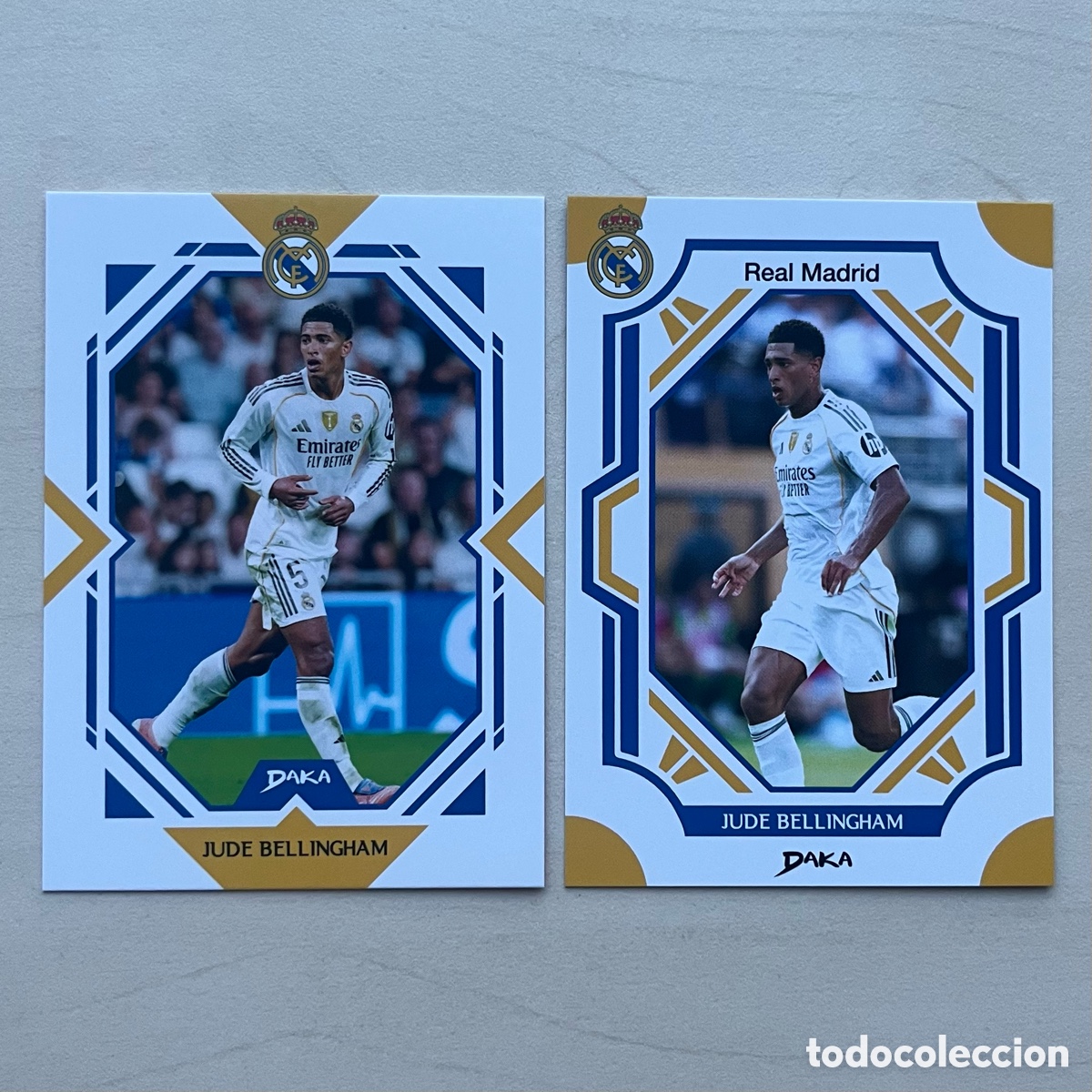 Cromos de f&uacute;tbol: Lote 2 Bellingham Daka Real Madrid 2025-26
