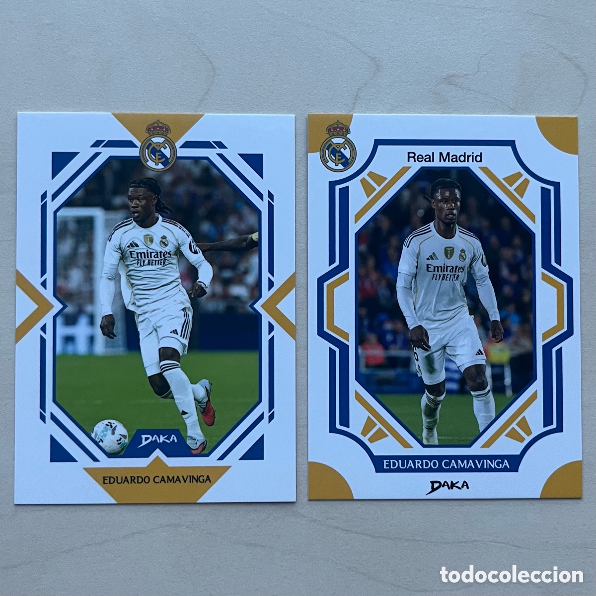 Cromos de f&uacute;tbol: Lote 2 Camavinga Daka Real Madrid 2025-26
