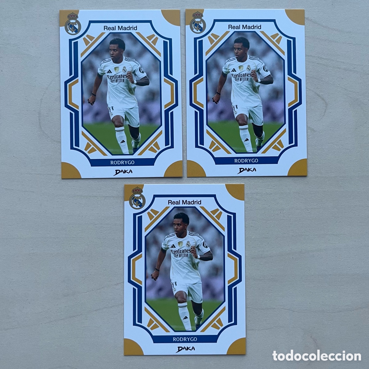 Cromos de f&uacute;tbol: Lote 3 Rodrygo Goes Daka Real Madrid 2025-26